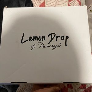 Loyola lemon drop heels from privileged size 7 and 8